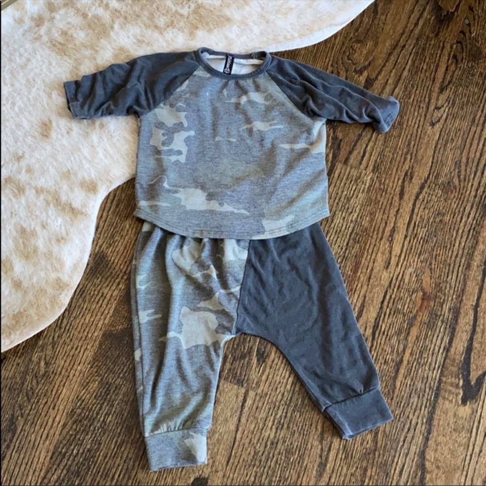 Blue camo set and two tone ash green camo set - Picture 4 of 5